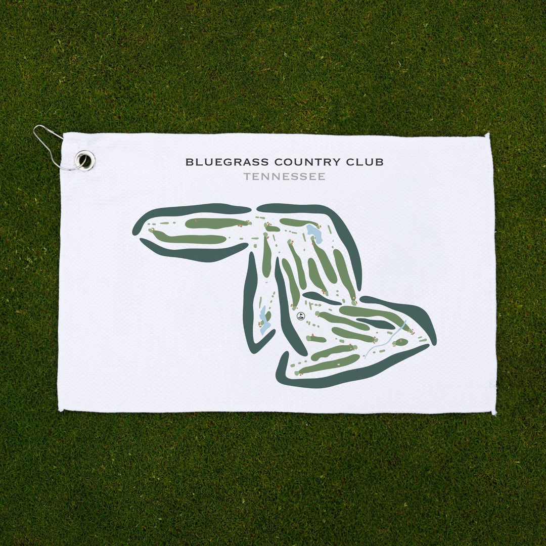 Bluegrass Country Club, Tennessee - Printed Golf Courses