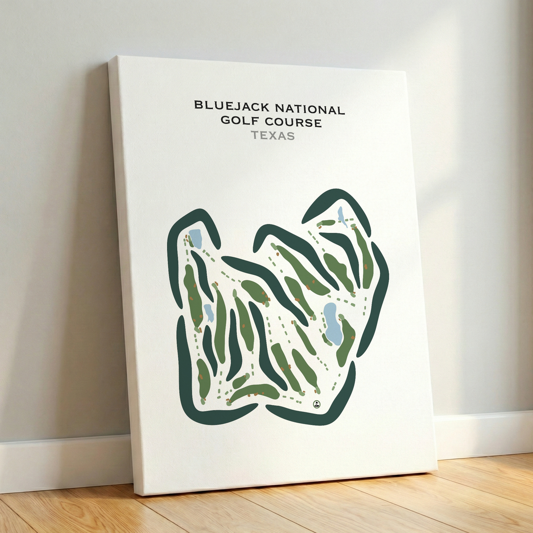 Bluejack National Golf Course, Texas - Printed Golf Courses