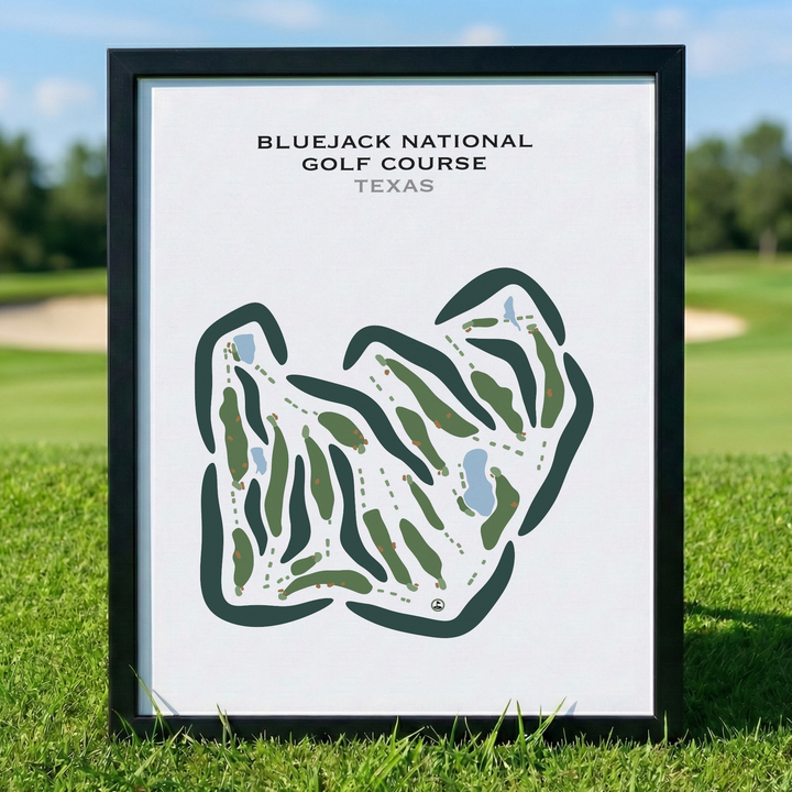 Bluejack National Golf Course, Texas - Printed Golf Courses