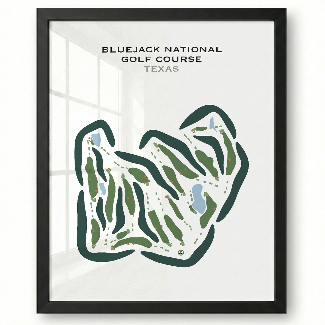 Bluejack National Golf Course, Texas - Printed Golf Courses