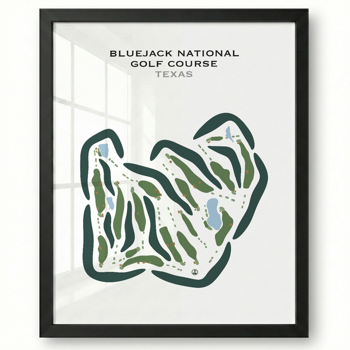 Bluejack National Golf Course, Texas - Printed Golf Courses