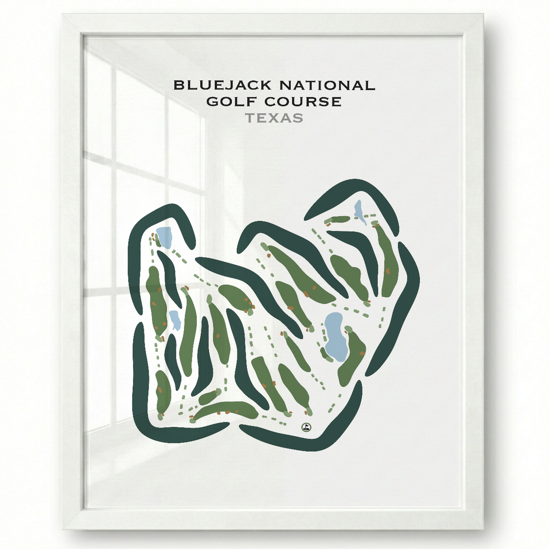 Bluejack National Golf Course, Texas - Printed Golf Courses