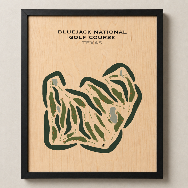 Bluejack National Golf Course, Texas - Printed Golf Courses