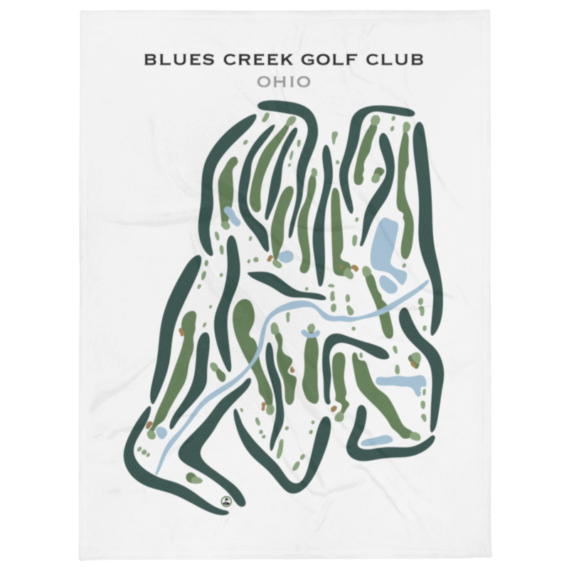 Blues Creek Golf Club, Ohio - Printed Golf Courses