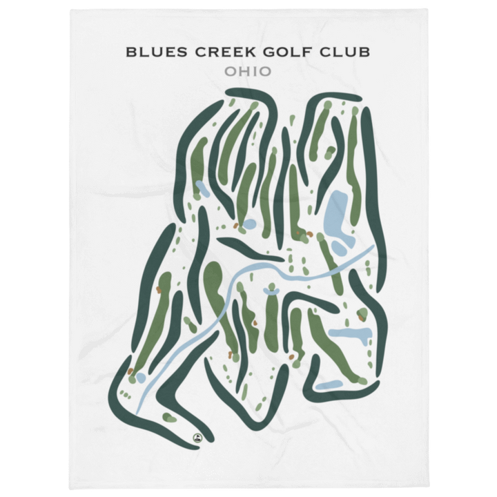 Blues Creek Golf Club, Ohio - Printed Golf Courses