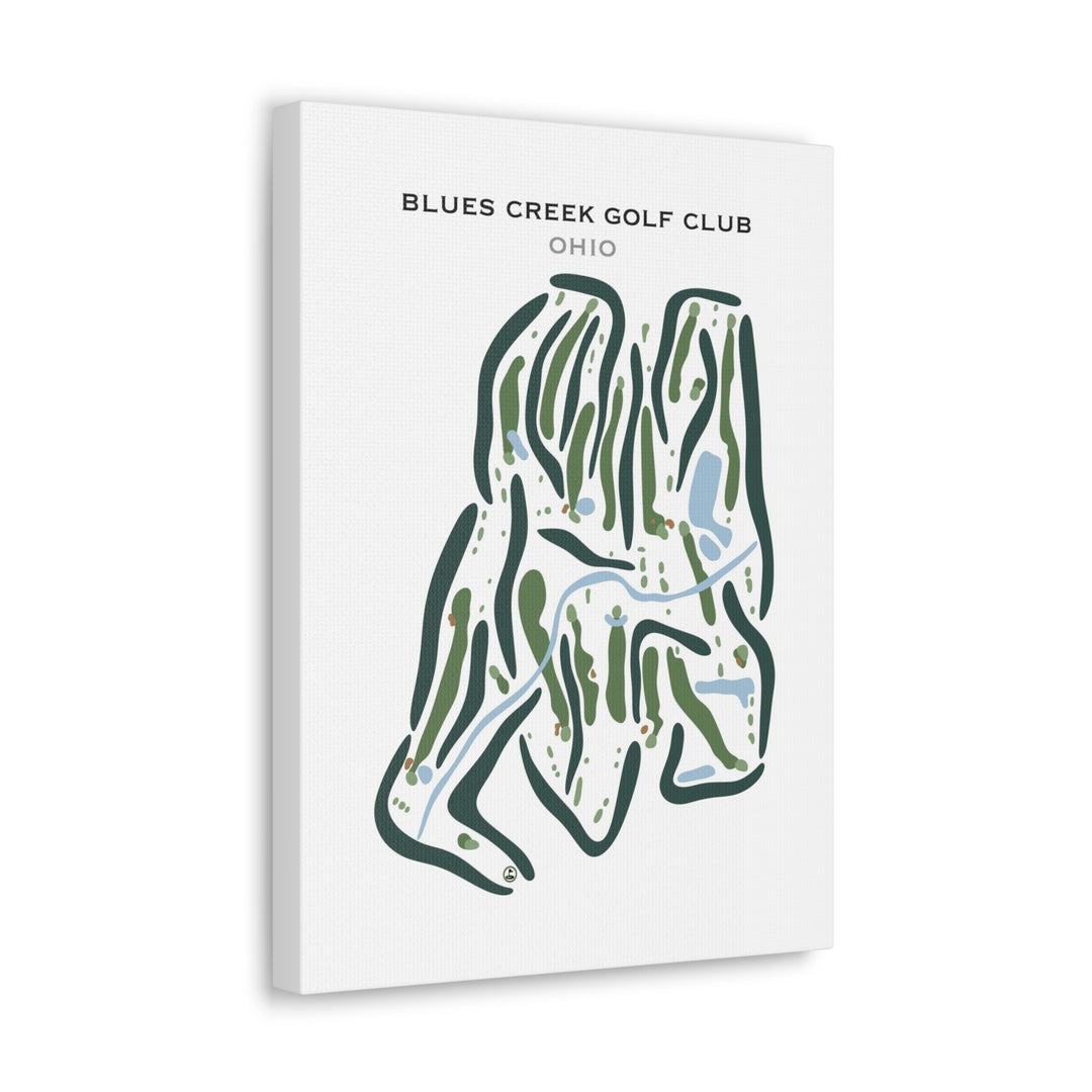 Blues Creek Golf Club, Ohio - Printed Golf Courses