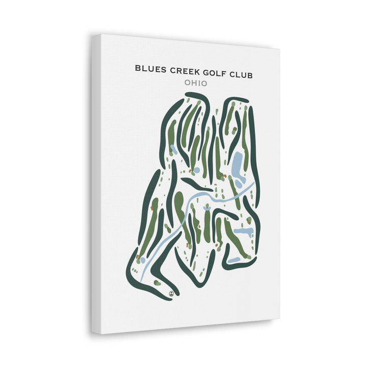 Blues Creek Golf Club, Ohio - Printed Golf Courses