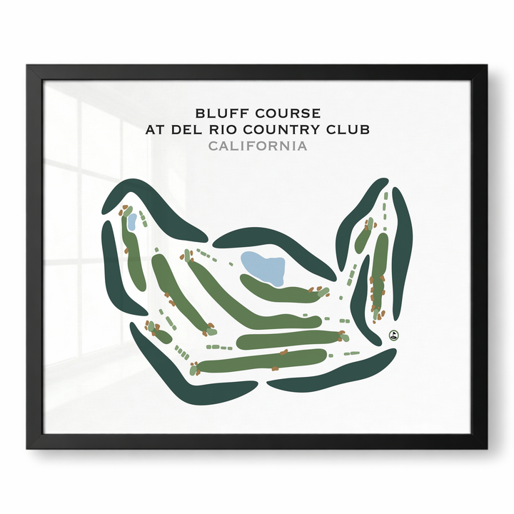 Bluff Course at Del Rio Country Club, California - Printed Golf Courses