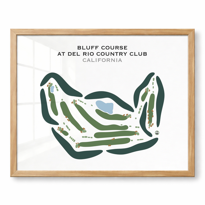 Bluff Course at Del Rio Country Club, California - Printed Golf Courses