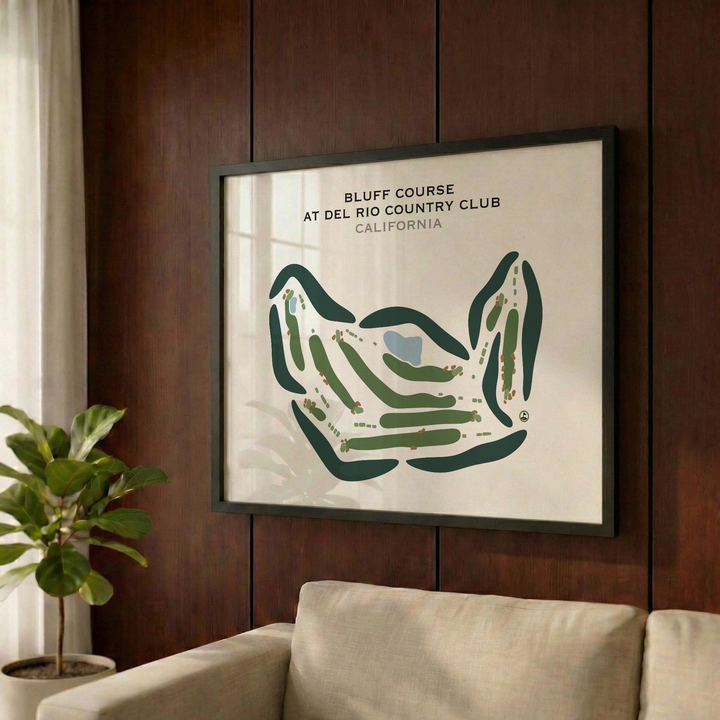 Bluff Course at Del Rio Country Club, California - Printed Golf Courses