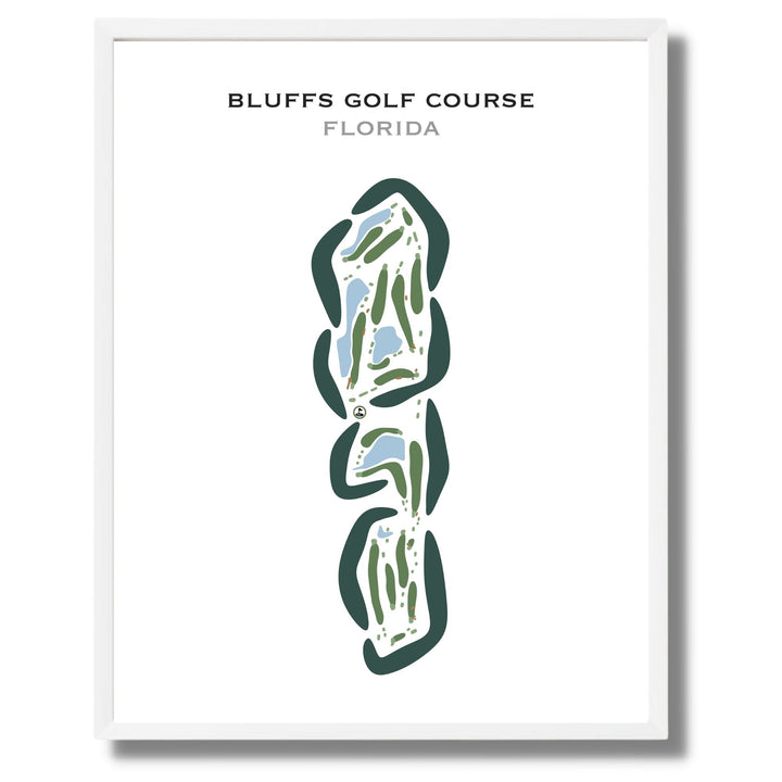 Bluffs Golf Course, Florida - Printed Golf Courses