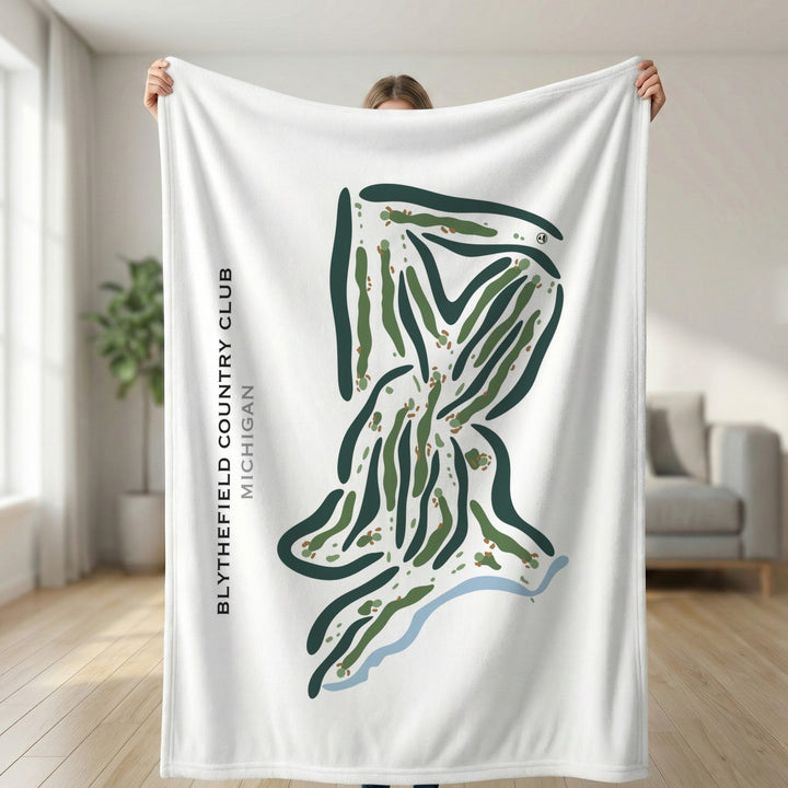 Blythefield Country Club, Michigan - Printed Golf Courses