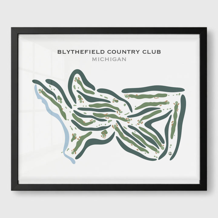 Blythefield Country Club, Michigan - Printed Golf Courses