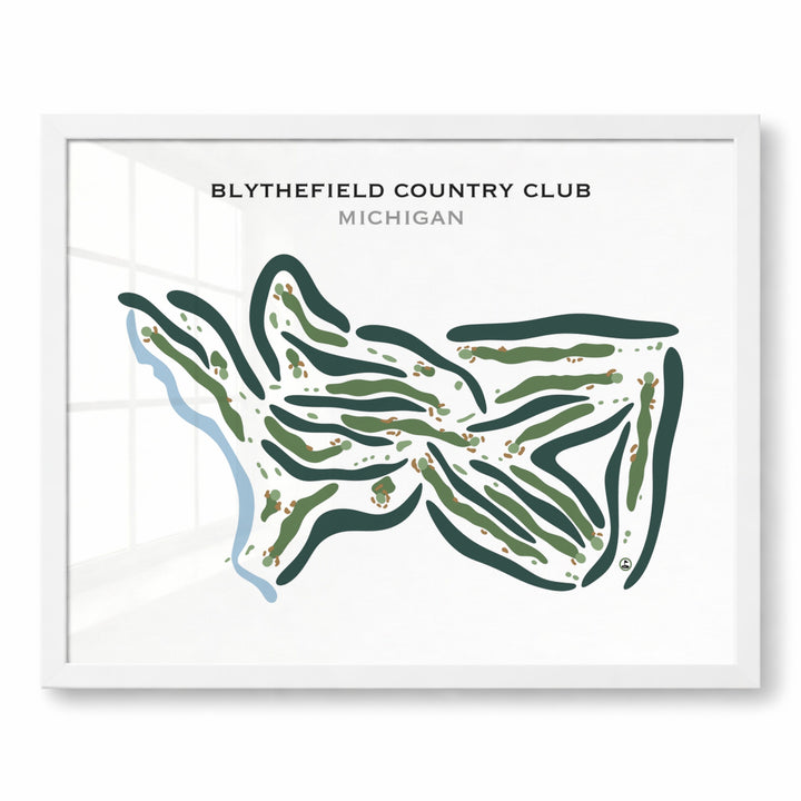 Blythefield Country Club, Michigan - Printed Golf Courses