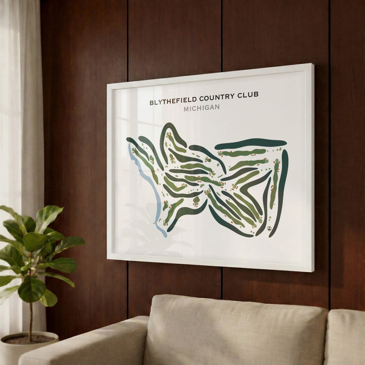 Blythefield Country Club, Michigan - Printed Golf Courses
