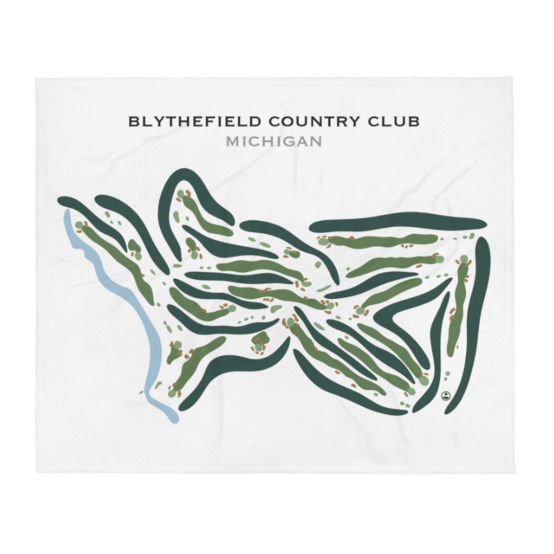 Blythefield Country Club, Michigan - Printed Golf Courses