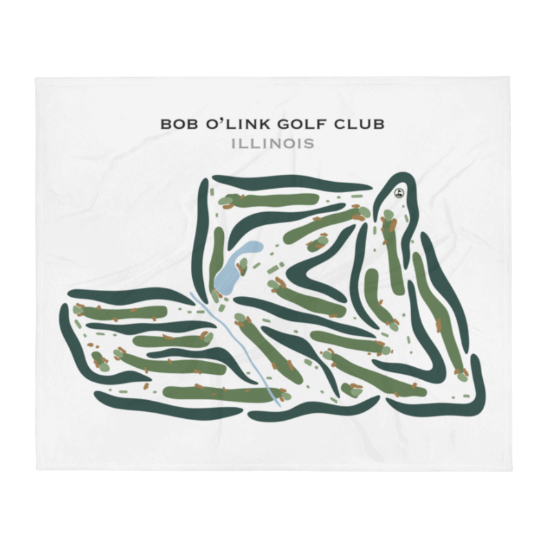 Bob O'Link Golf Club, Illinois - Printed Golf Courses