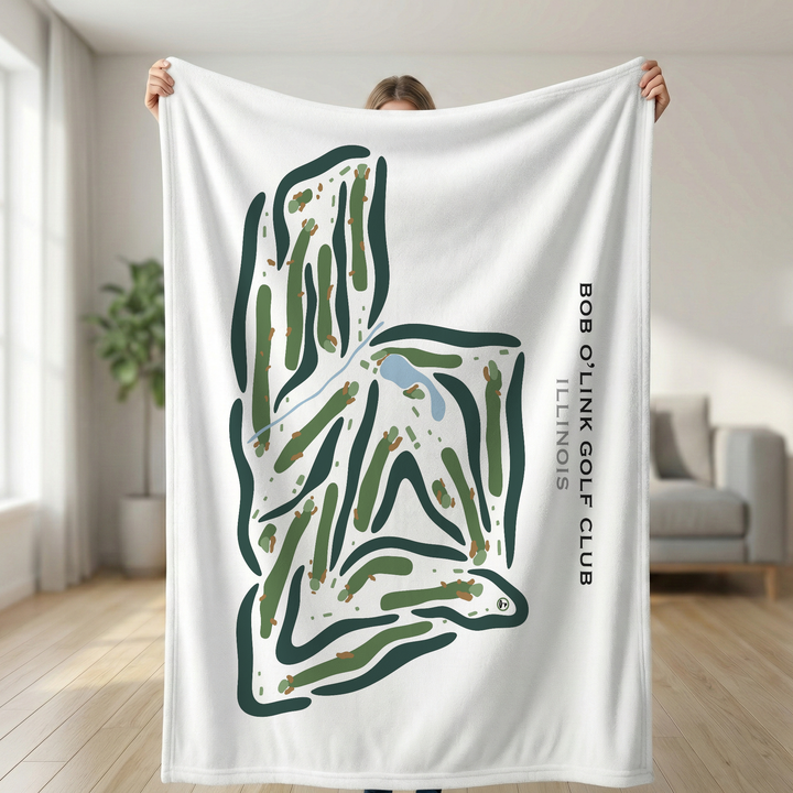 Bob O'Link Golf Club, Illinois - Printed Golf Courses