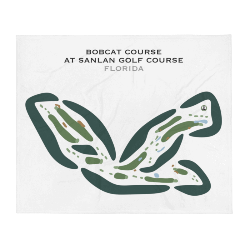 Bobcat Course at Sanlan Golf Course, Florida - Printed Golf Courses