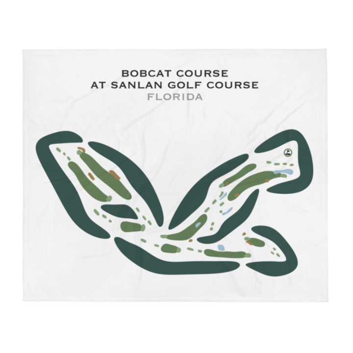 Bobcat Course at Sanlan Golf Course, Florida - Printed Golf Courses