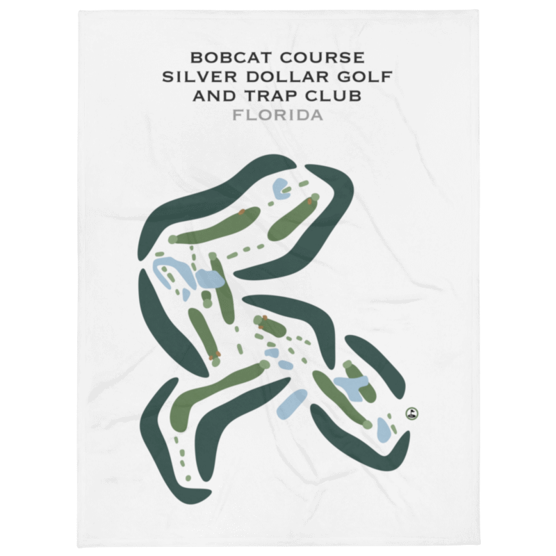 Bobcat Course at Silver Dollar Golf & Trap Club, Florida - Printed Golf Courses