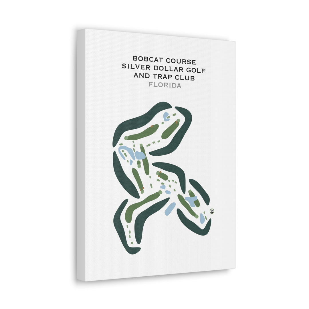 Bobcat Course at Silver Dollar Golf & Trap Club, Florida - Printed Golf Courses