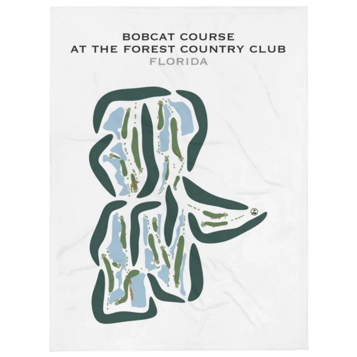 Bobcat Course at The Forest Country Club, Florida - Printed Golf Courses