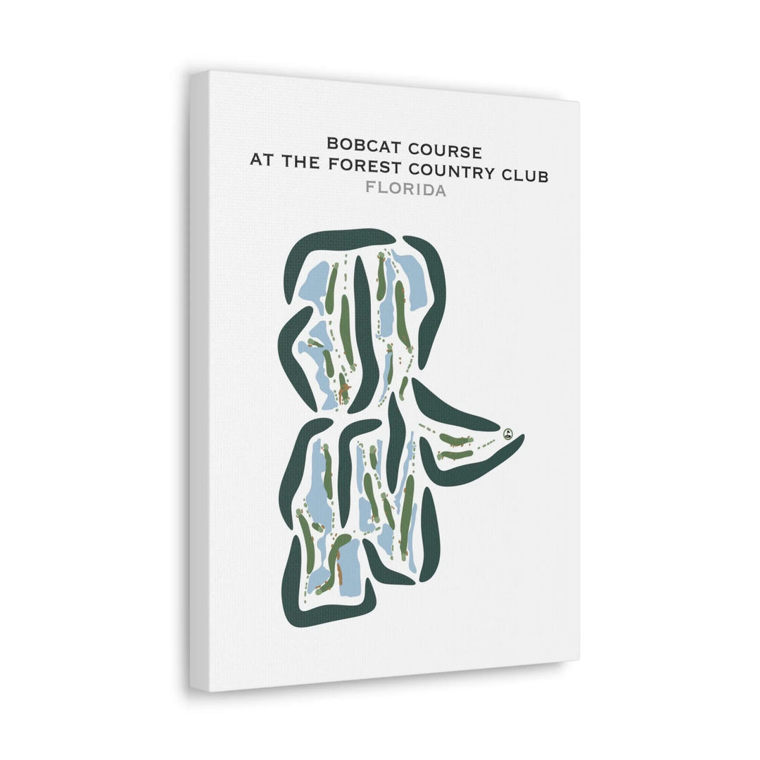 Bobcat Course at The Forest Country Club, Florida - Printed Golf Courses