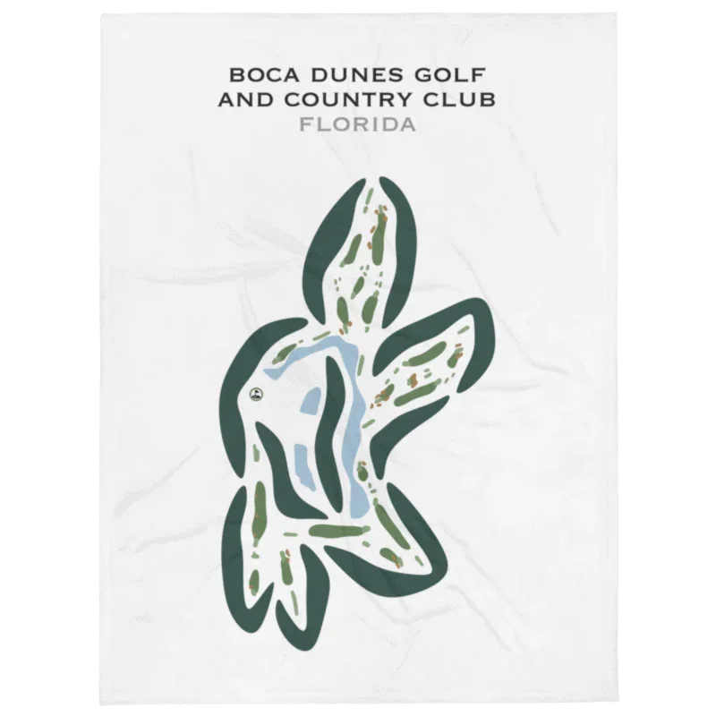 Boca Dunes Golf & Country Club, Florida - Printed Golf Courses