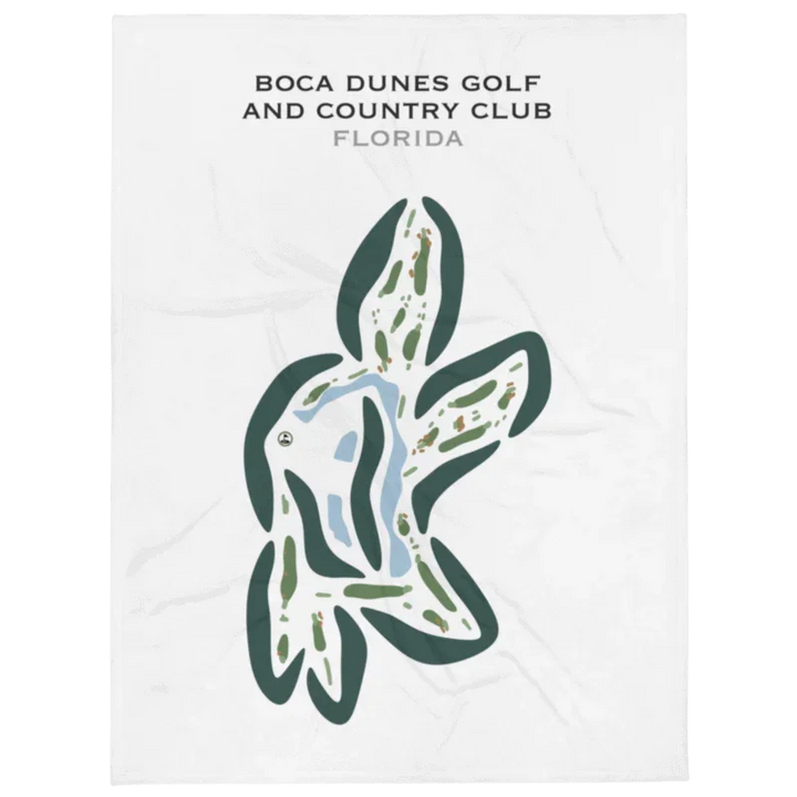 Boca Dunes Golf & Country Club, Florida - Printed Golf Courses