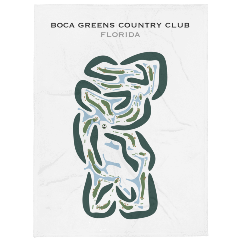 Boca Greens Country Club, Florida - Printed Golf Courses