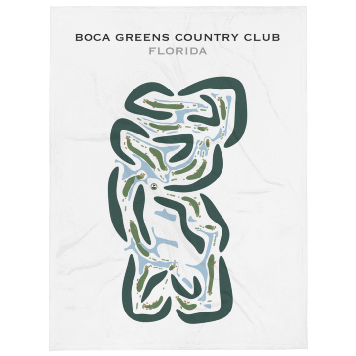 Boca Greens Country Club, Florida - Printed Golf Courses