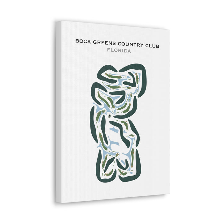 Boca Greens Country Club, Florida - Printed Golf Courses