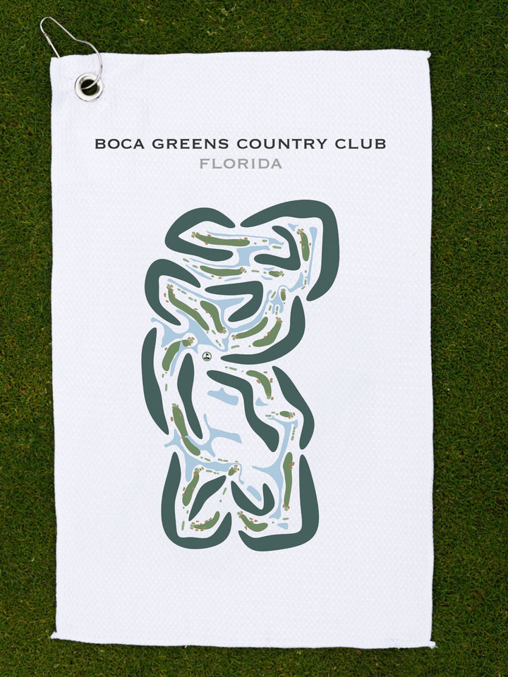 Boca Greens Country Club, Florida - Printed Golf Courses