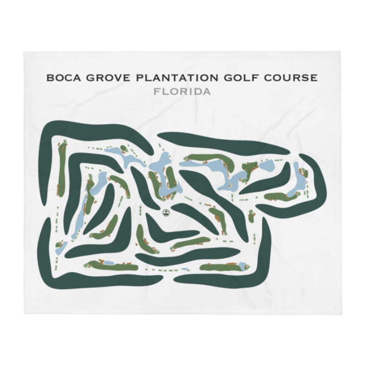 Boca Grove Plantation Golf Course, Florida - Printed Golf Courses