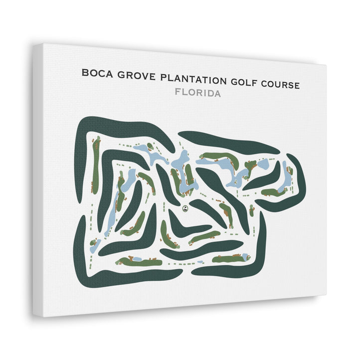 Boca Grove Plantation Golf Course, Florida - Printed Golf Courses