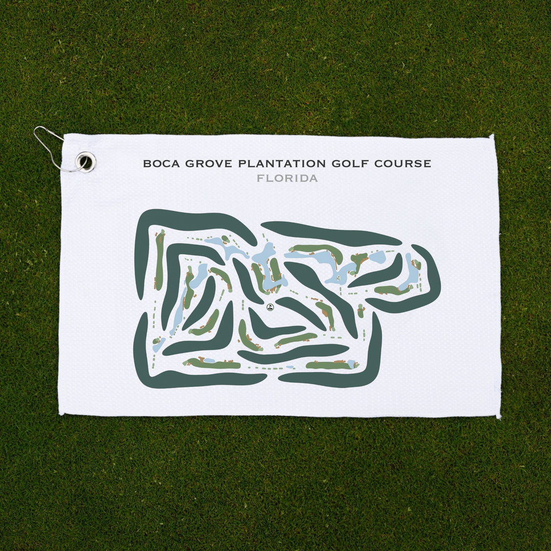 Boca Grove Plantation Golf Course, Florida - Printed Golf Courses