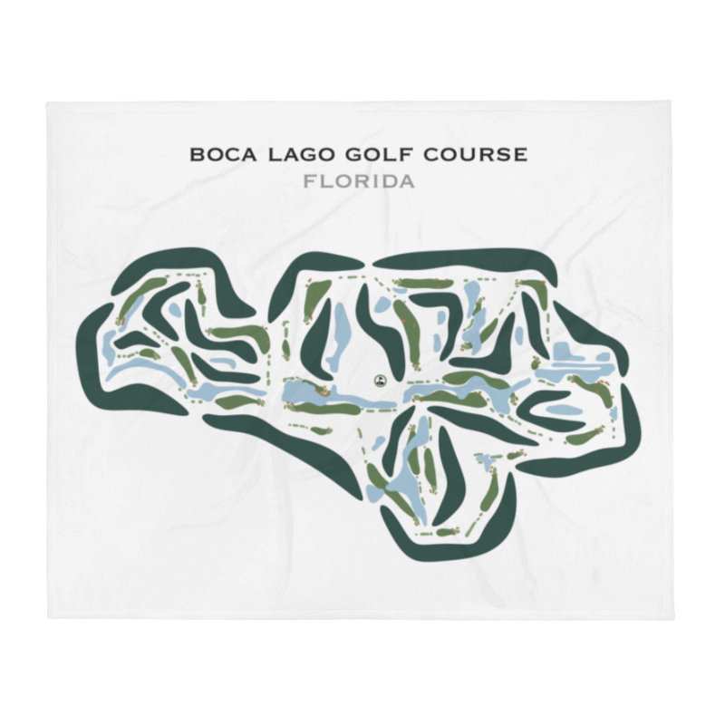 Boca Lago Golf Course, Florida - Printed Golf Courses