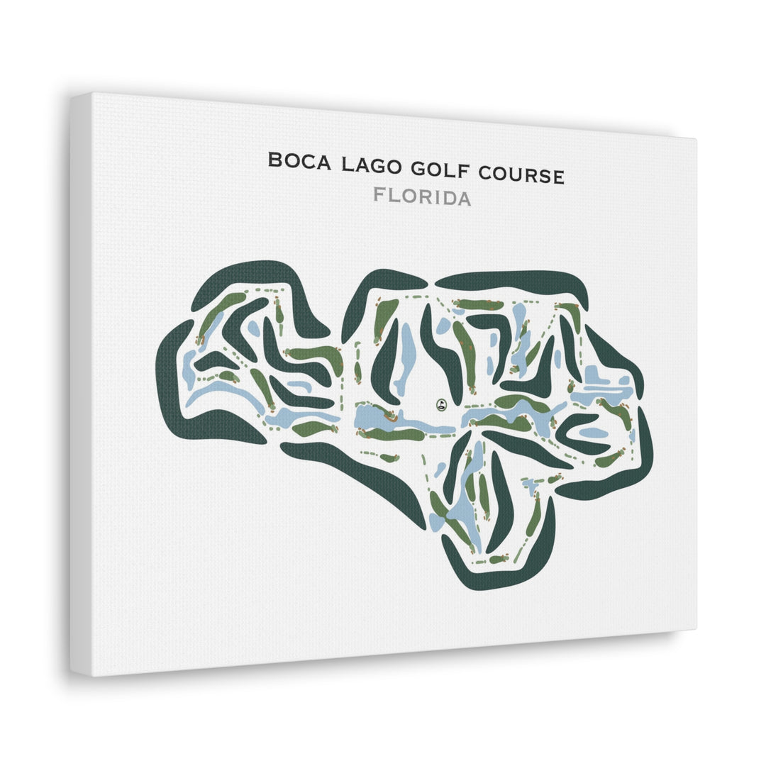 Boca Lago Golf Course, Florida - Printed Golf Courses