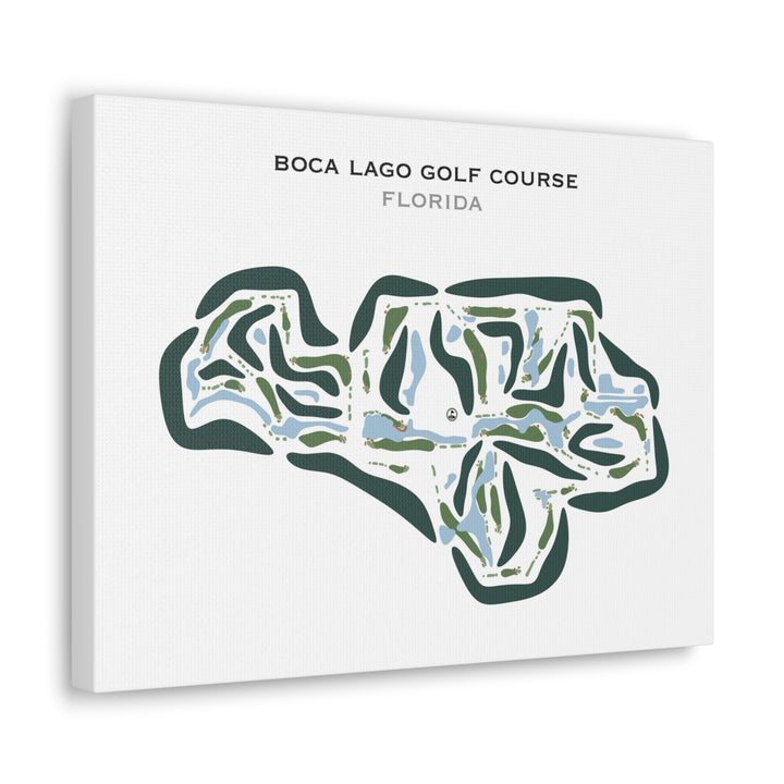 Boca Lago Golf Course, Florida - Printed Golf Courses