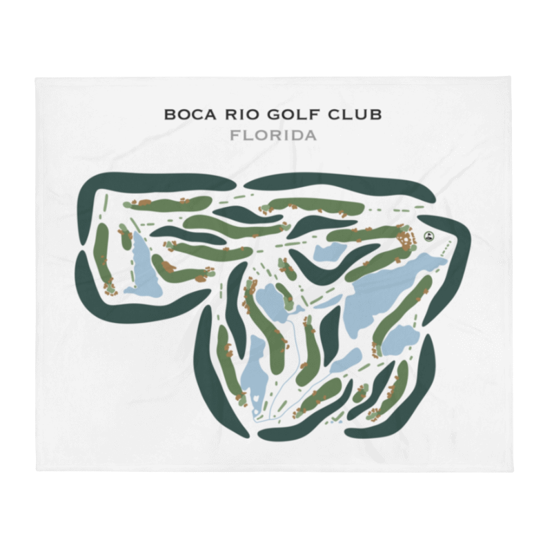 Boca Rio Golf Club, Florida - Printed Golf Courses