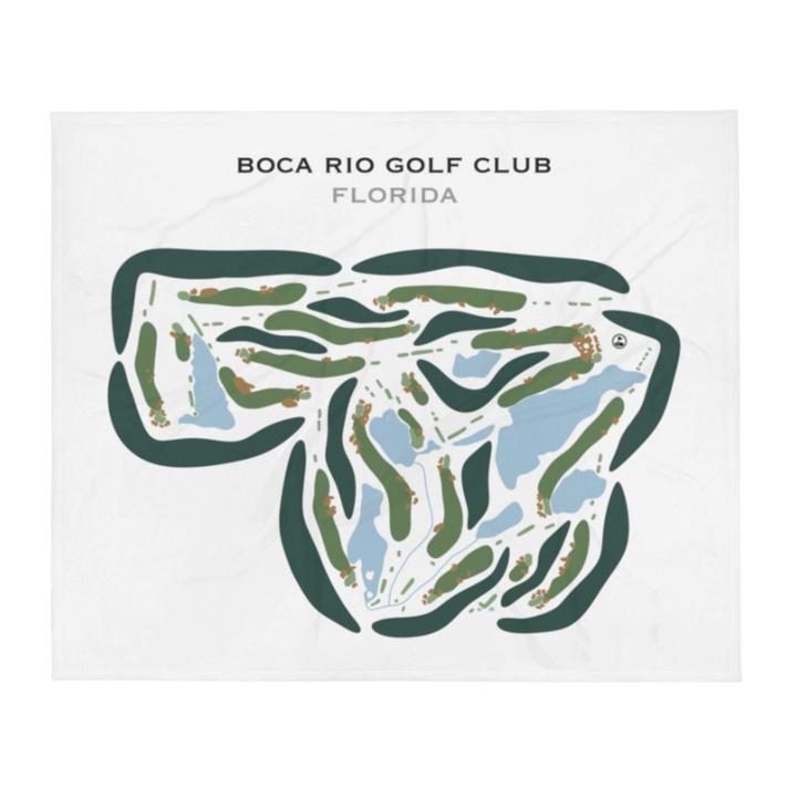Boca Rio Golf Club, Florida - Printed Golf Courses