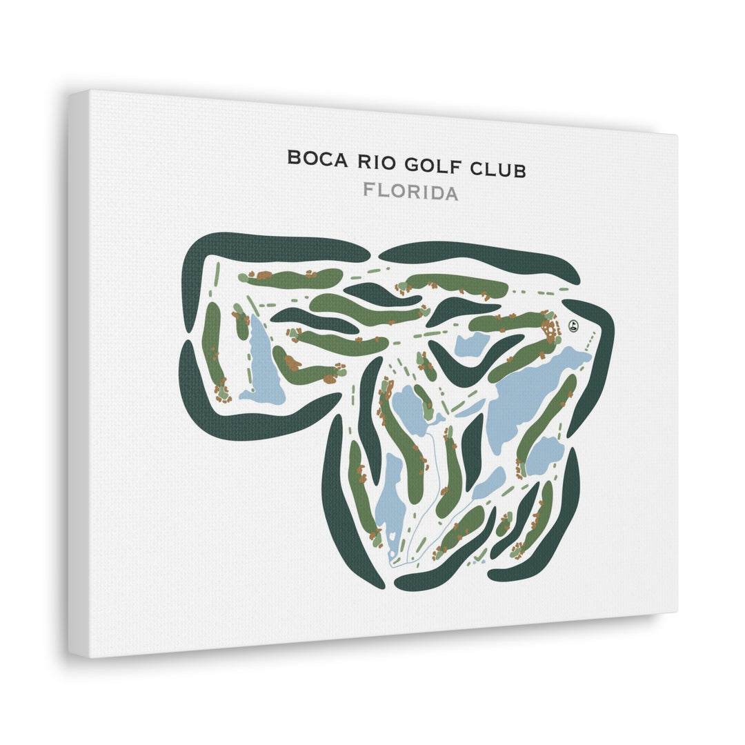 Boca Rio Golf Club, Florida - Printed Golf Courses