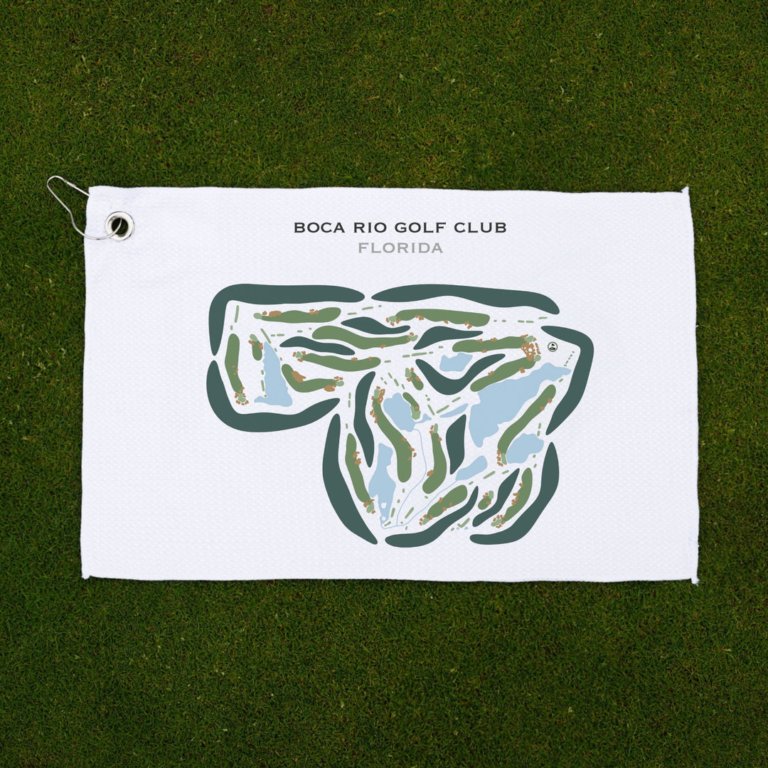 Boca Rio Golf Club, Florida - Printed Golf Courses