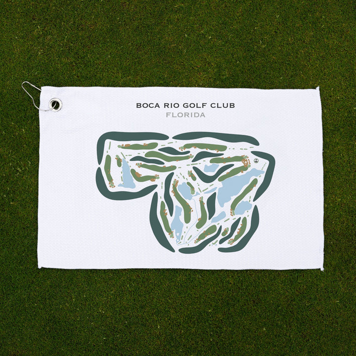 Boca Rio Golf Club, Florida - Printed Golf Courses