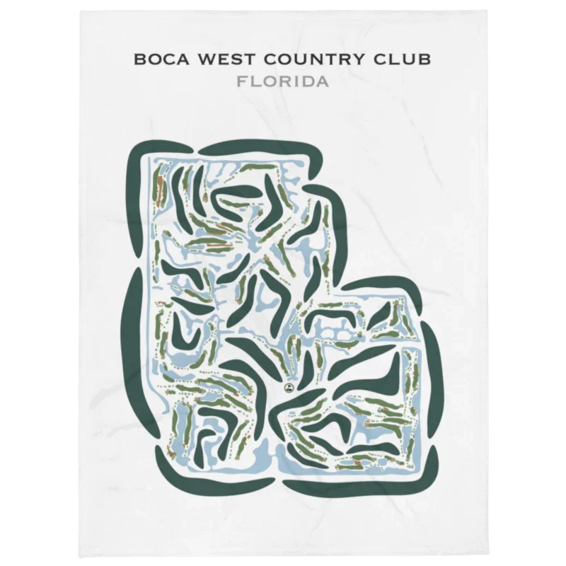 Boca West Country Club, Florida - Printed Golf Course