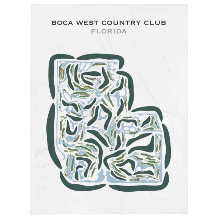 Boca West Country Club, Florida - Printed Golf Course