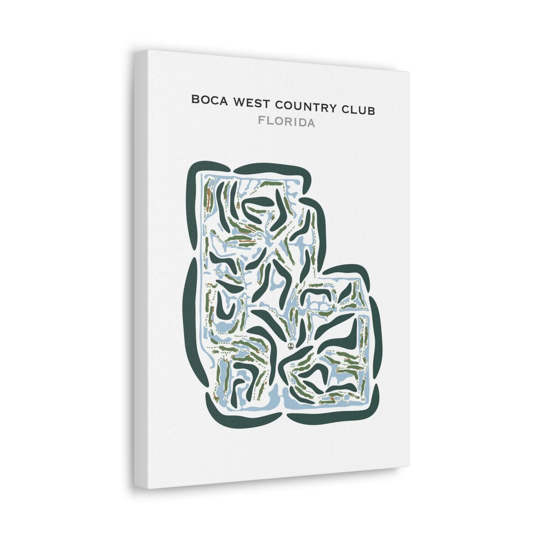 Boca West Country Club, Florida - Printed Golf Course