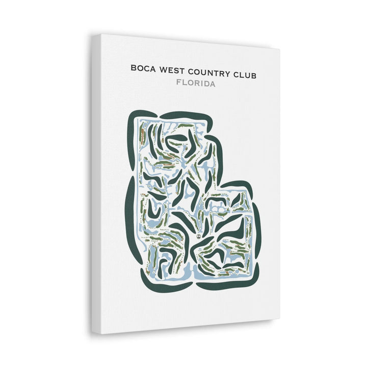 Boca West Country Club, Florida - Printed Golf Course
