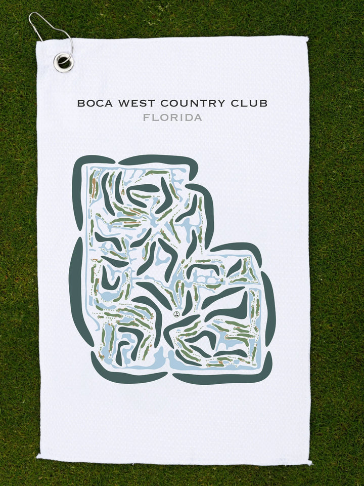 Boca West Country Club, Florida - Printed Golf Course